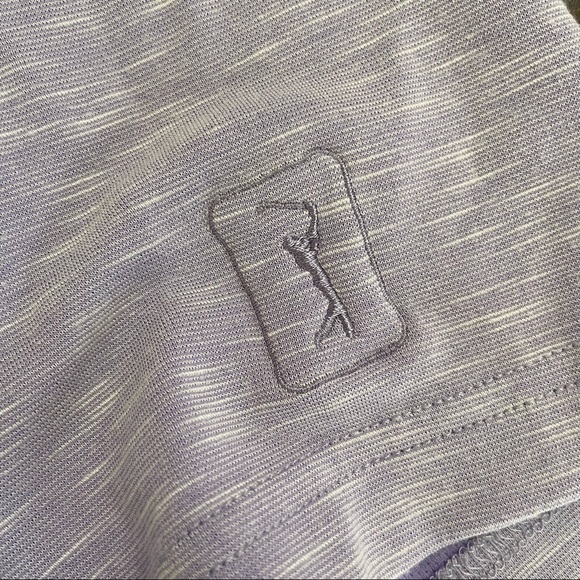 PGA Tour Golf Polo Shirt Purple Mens Size Medium - Picture 9 of 9